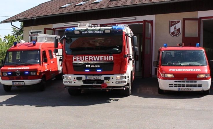 Die Einsatzfahrzeuge der FF Walchshausen