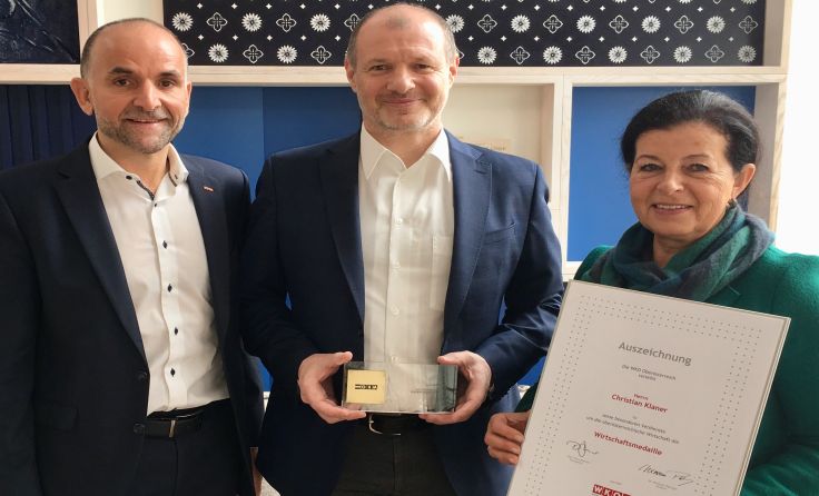 v.l.: Dietmar Wolfsegger, Christian Klaner und Gabriele Lackner-Strauss (Foto: WKO)