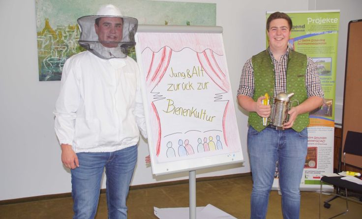 Fabian Beinhundner und Hannes Leimer von der LJ Neukirchen an der Enknach (Foto: Landjugend OÖ)