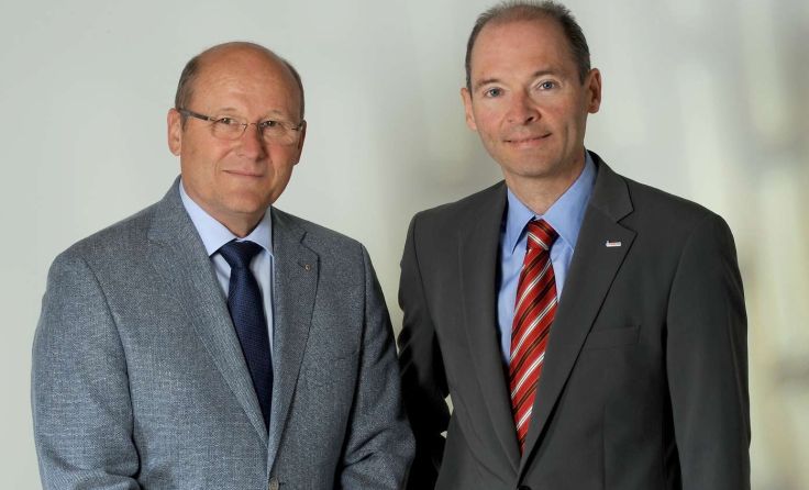 Landesinnungsmeister O. Berner und Fachgruppengeschäftsführer M. Hofer (Foto: WKOÖ)