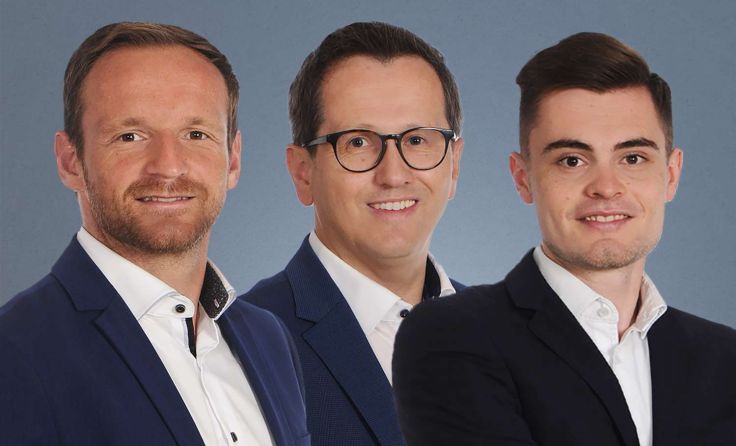 Martin Feichtinger, Gerhard Schlosser und Tobias Dietrich (Foto: Infina)