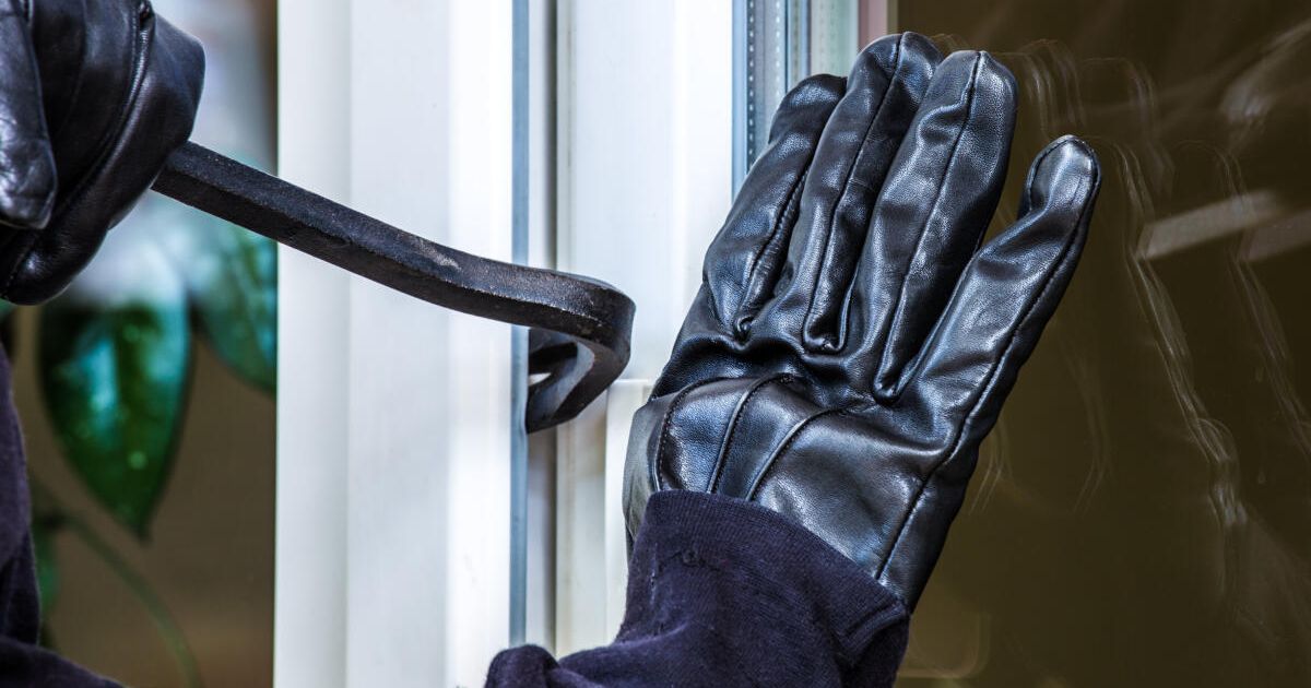 Burglar encountered house resident