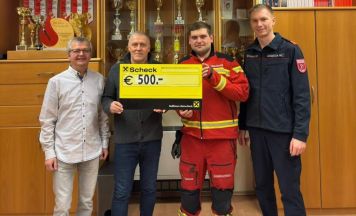 Spende an die Höhenrettergruppe St. Ägidi übergeben