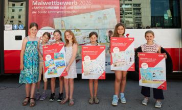 1.077 Kinderbilder für den diesjährigen Öffi-Malwettbewerb eingereicht