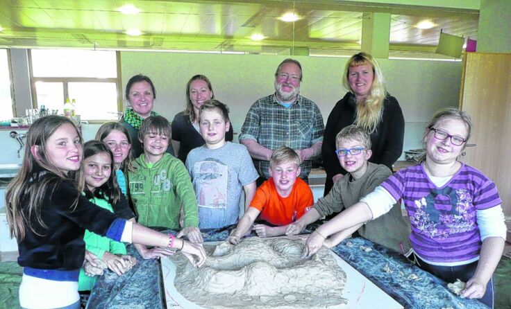 Gemeinsam mit Meinrad Mayrhofer wurde ein Kunstprojekt verwirklicht.