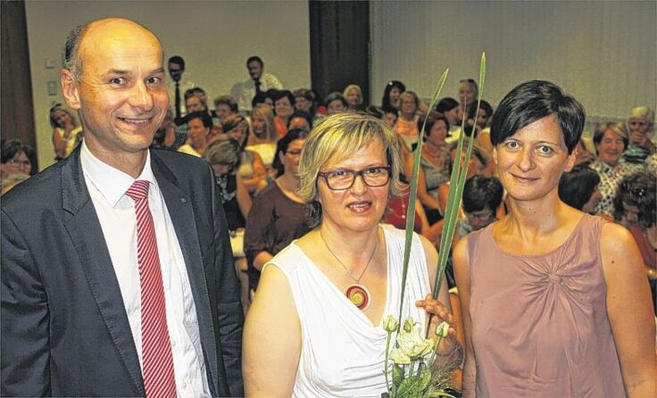 v.l. Klaus Drabek, Petra Kepplinger, Sabine Schatz