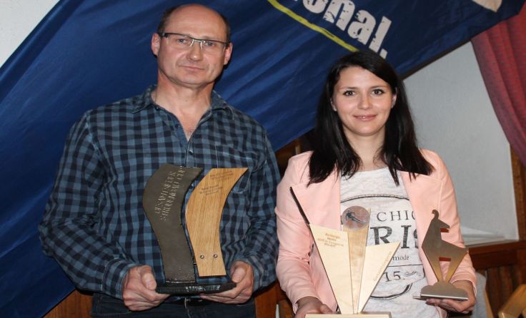 "Mister und Misses Strudengaucup": Harald Spiegl und Kerstin Buchberger. Foto: Hochgatterer