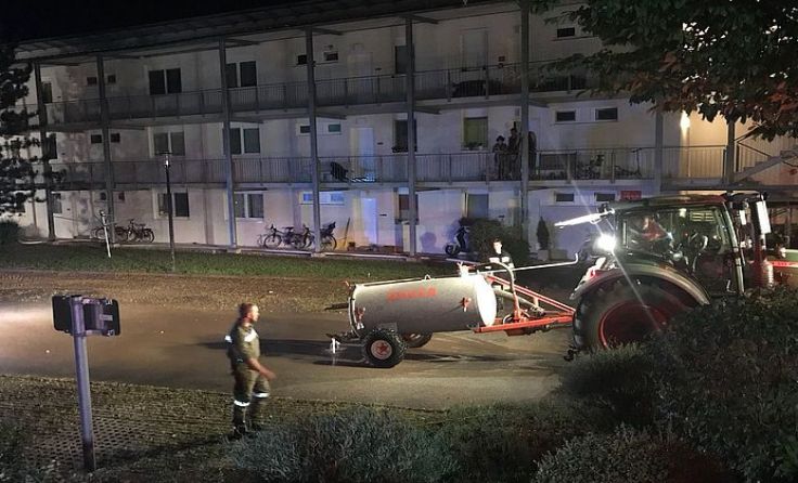 Saxen war in der Nacht vom Starkregen besonders betrofffen. Foto: Freiwillige Feuerwehr Saxen 