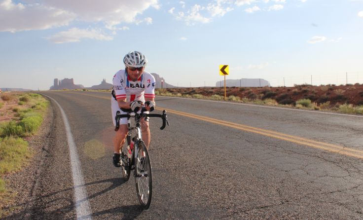 Franz Wintersberger siegte 2013 beim Race Across America. Foto: Franz Wintersberger