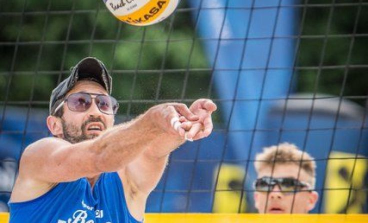 Beachvolleyball-Ass „Doki“ Kefer (l.) durfte erneut jubeln. Foto: Josef Pils 
