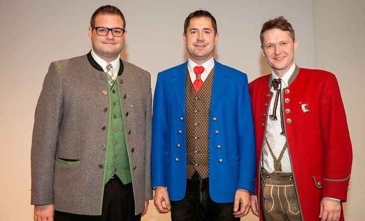 v.l.: Thomas Asanger, Günther Reisegger, Hermann Pumberger Foto: Oö. Blasmusikverband 