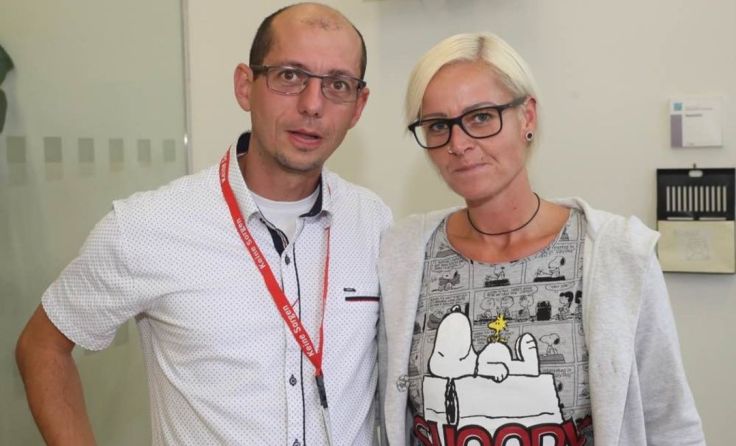 Rainer Grammer mit Lebensgefährtin Alexandra Wimmer Foto: Privat