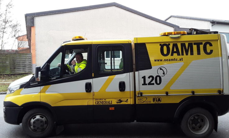 Johannes Panholzer vom ÖAMTC Perg ist am 24. Dezember im Einsatz. (Foto: ÖAMTC)