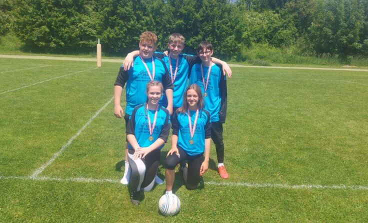 Das Schwertberger U14 Team wurde ungeschlagen Bezirksmeister. (Foto: Jürgen Leimlehner)
