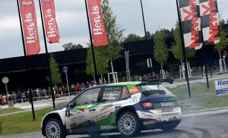Simon Wagner und Gerry Winter auf dem Weg zum Sieg. (Foto: ir7.at / Harald Illmer)