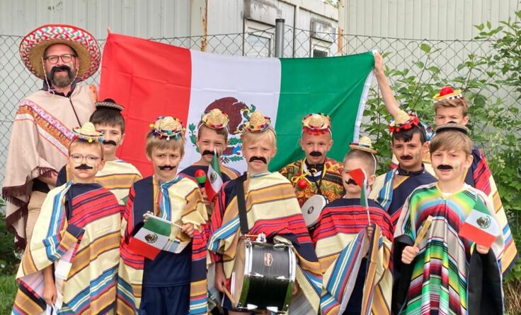 "Viva Mexico" lautete das Motto der Perger Kids. (Foto: Union Perg)