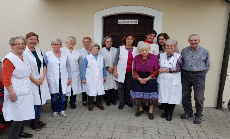 Die Missionsrunde freute sich über den Besuch von Sr. Hanni Denifl