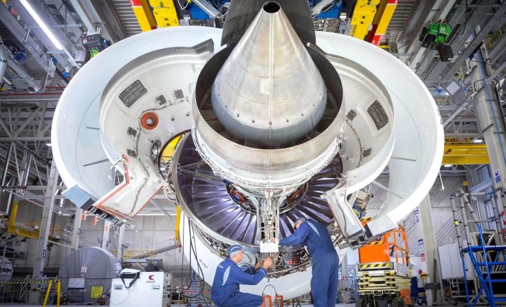 RO-RA produziert Dämpfungselemente für die Triebwerksschaufeln. Foto: Rolls Royce 