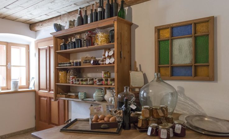 Das heimelige, nette Ambiente im Hollengut