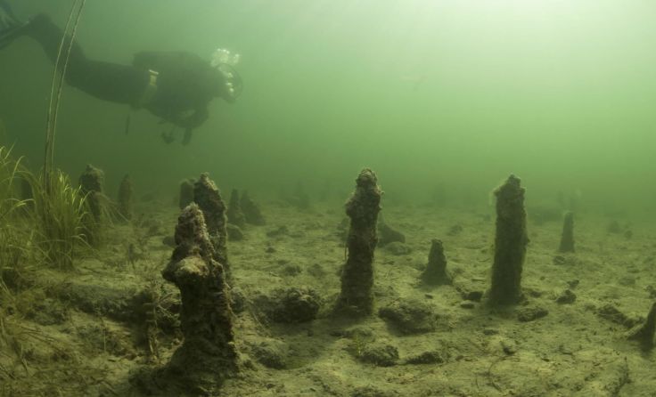 Erlebnis unter Wasser. Foto: Kuratorium Pfahlbau