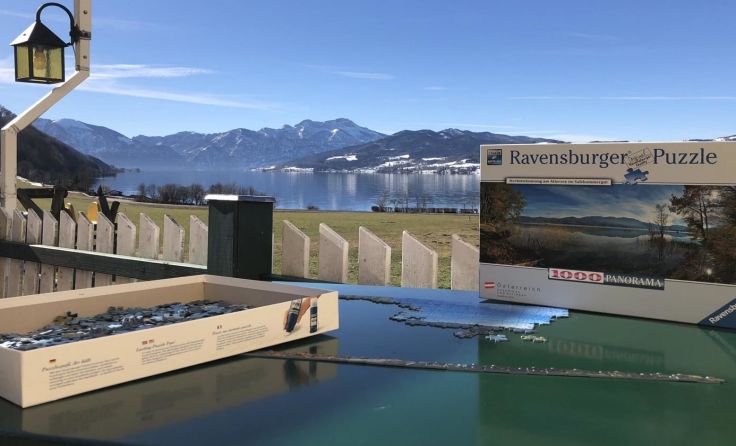 Ravensburger hat ein Puzzle mit Attersee-Motiv herausgebracht. Foto: Urlaubsregion Attersee-Attergau