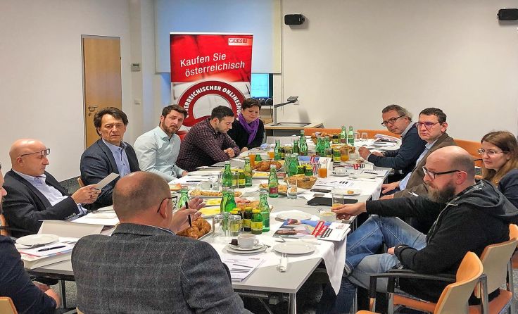 Erfahrungsaustausch bei einem Frühstück in der WK Vöcklabruck Foto: WKO Vöcklabruck