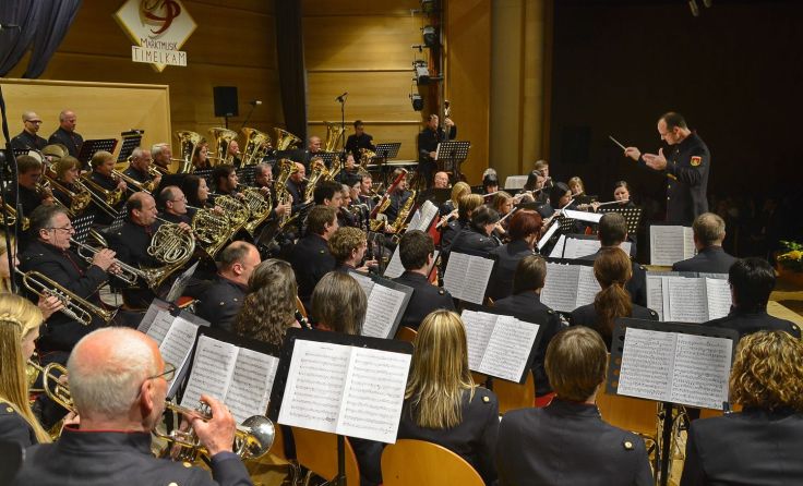 Die Marktmusik Timelkam gibt heute im Kulturzentrum das Cäcilienkonzert. Foto: Erasmus Grünbacher