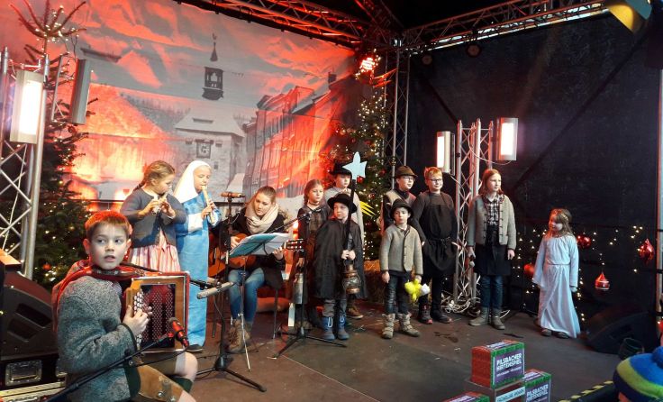 Aufführung des Hirtenspiels in Vöcklabruck Foto: privat