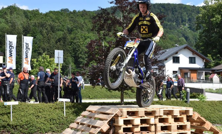 Kevin Mittendorfer, hier auf einer Archivaufnahme, gewann das Wintertrial in Ampflwang. Foto: privat