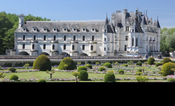 Das Loire-Schloss Chenonceau Foto: August Thalhammer (von der Pilgerrereise 2019)