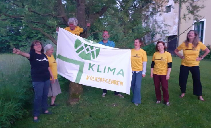 Klimaschutzaktivisten im Bezirk machen mobil. Foto: Maximilianhaus