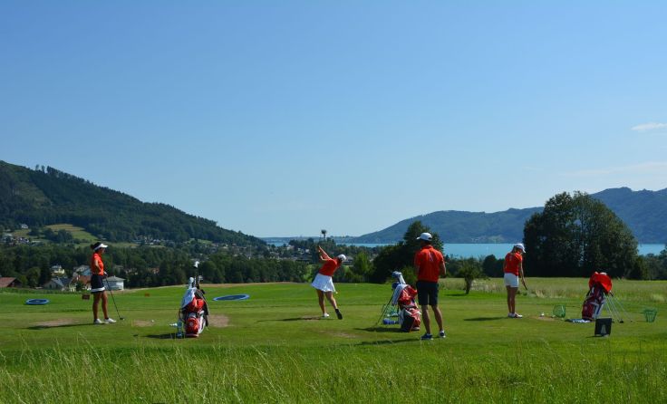 Beste Trainingsbedingungen boten sich dem Damen Nationalteam im Golfclub am Attersee. Foto: GC