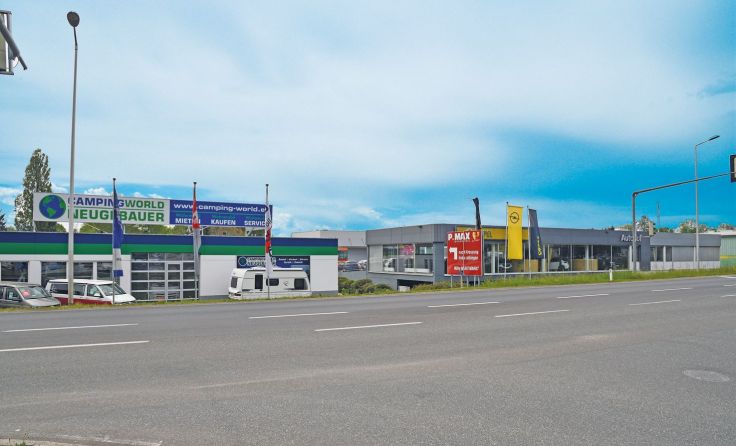 Der geplante Standort für Merkur-Markt Foto: Grüne