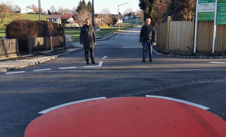 Verkehrsreferent Franz Patrick Baumann (li) und Bürgermeister Ferdinand AignerFoto: privat