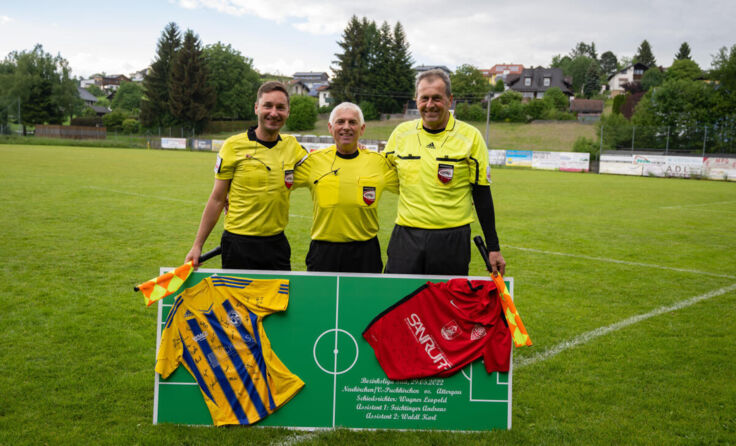 v.l.: Andreas Feichtinger, Leopold Wagner und Karl Waldl (Foto: Foto: Privat - Dr. Haselbruner)