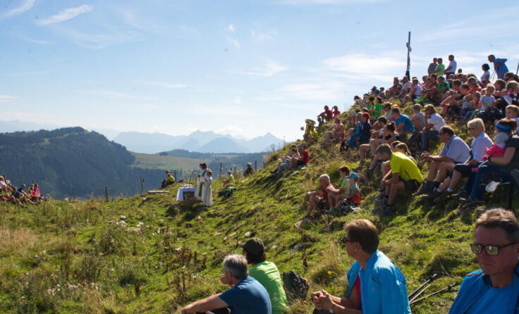 Messe auf der Loibersbacher Höhe (Foto: privat)