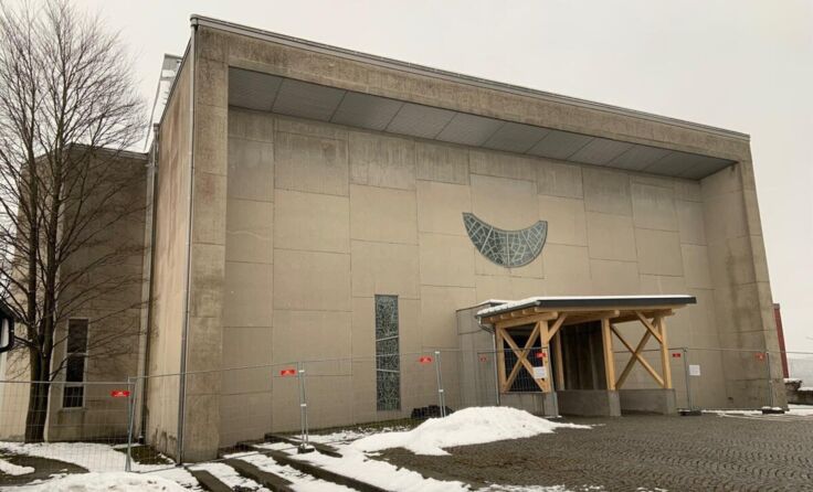 Als reine Vorsichtsmaßnahme wurde ein Bauzaun aufgestellt. (Foto: Mac)