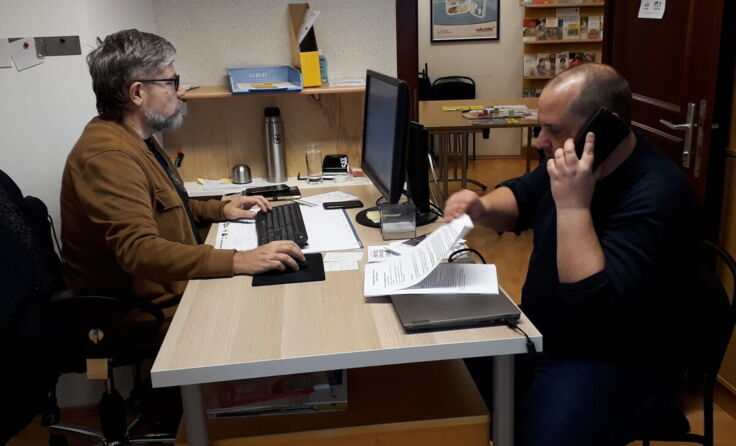 Christoph Hatheier (l.) und Daniel Feichtinger (r.) von ReKI Vöcklabruck (Foto: ReKI Vöcklabruck)
