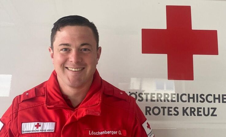 Gerald Löschenberger, freiwilliger Rettungssanitäter in St. Georgen i.A. (Foto: Rotes Kreuz)