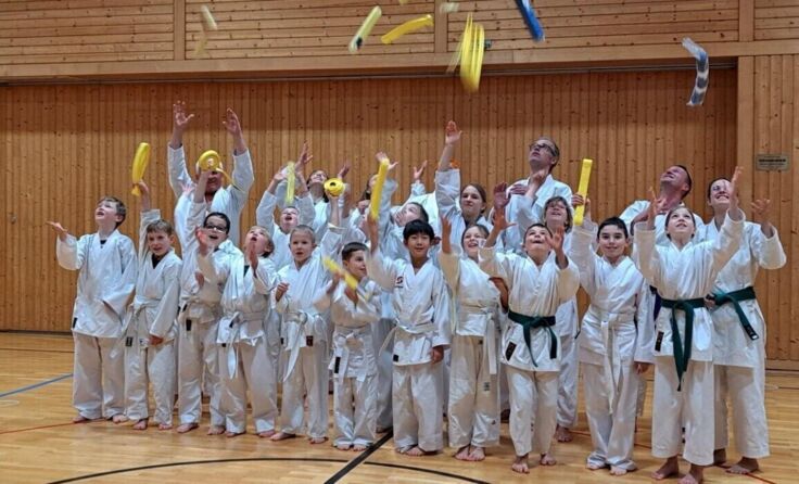 Auch Spaß ist garantiert beim Karateverein Gampern. (Foto: Karate Gampern)