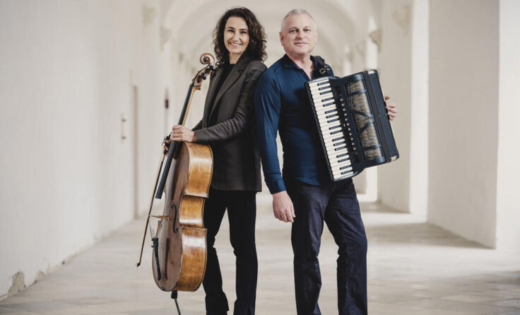 Klaus Paier und Asja Valcic (Foto: Michael Reidinger)