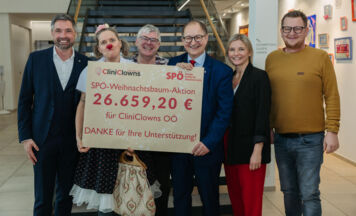 SPÖ-Vöcklabruck spendete an CliniClowns