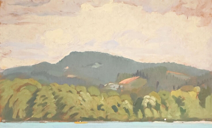 "Attersee" (Ausschnitt) von Richard Teschner (Foto: Gernot A. Biermeier)