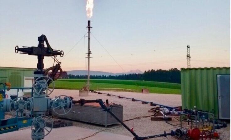 Der Gasfund Hochfeld 1 in Frankenmarkt (Foto: ADX)