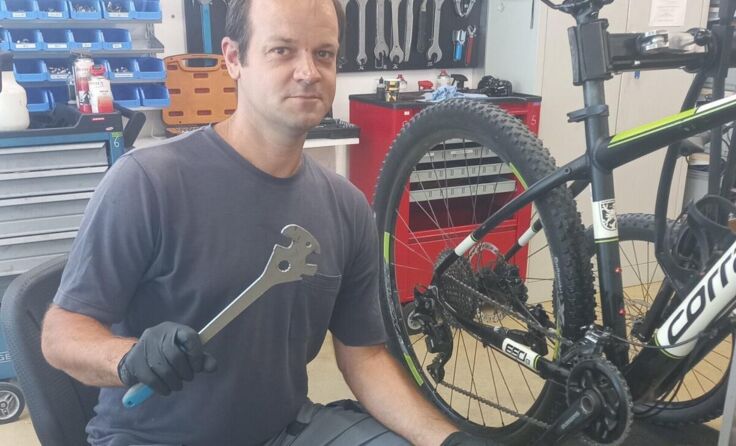 In der Fahrradwerkstatt werden Bikes reparierte und auch recyclt. (Foto: pro mente OÖ)