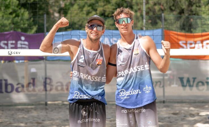 Florian „Flo“ Schnetzer und Tom Wallner waren in Baden siegreich. (Foto: Lucia Strobl)