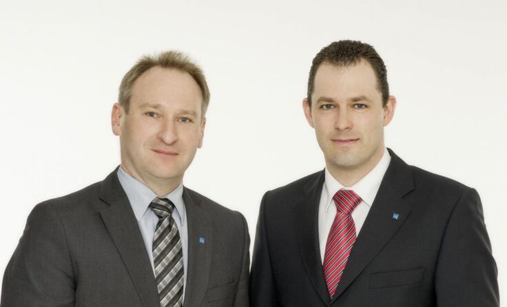 Gerald Lehner (l.) und Markus Wimmer