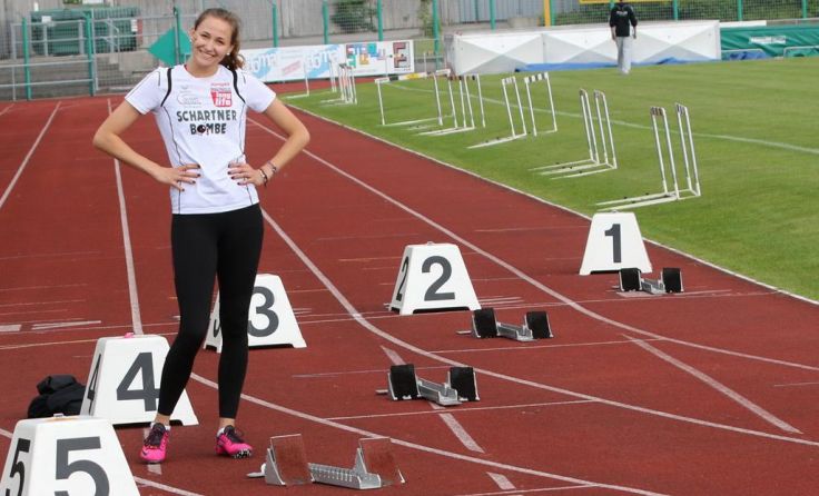 Alleine auf weiter Flur: Ina Huemer (Foto: IGLA)