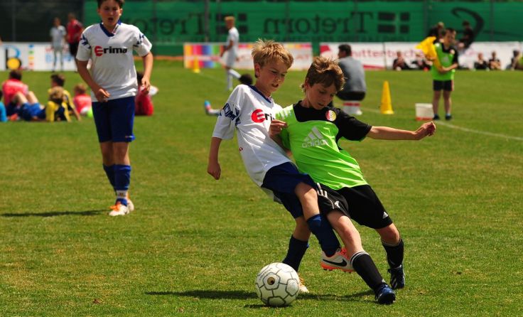 Im Vorjahr traf die Eberschwanger U13 auf ein Team aus Prag. (Foto: Karl Humer)