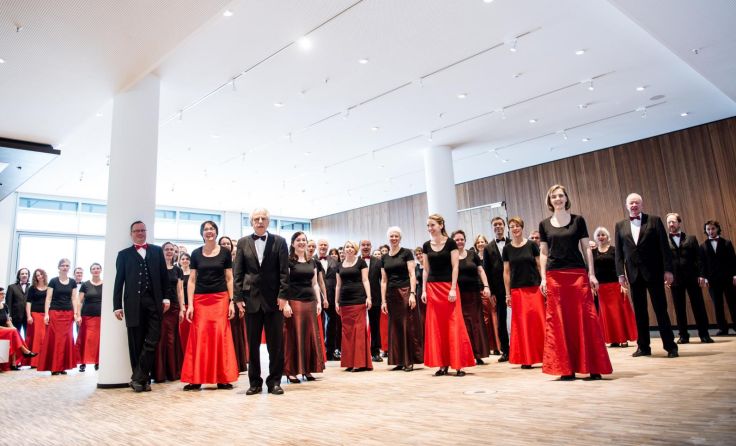 Das Heinrich Schütz Ensemble Vornbach singt in Reichersberg.